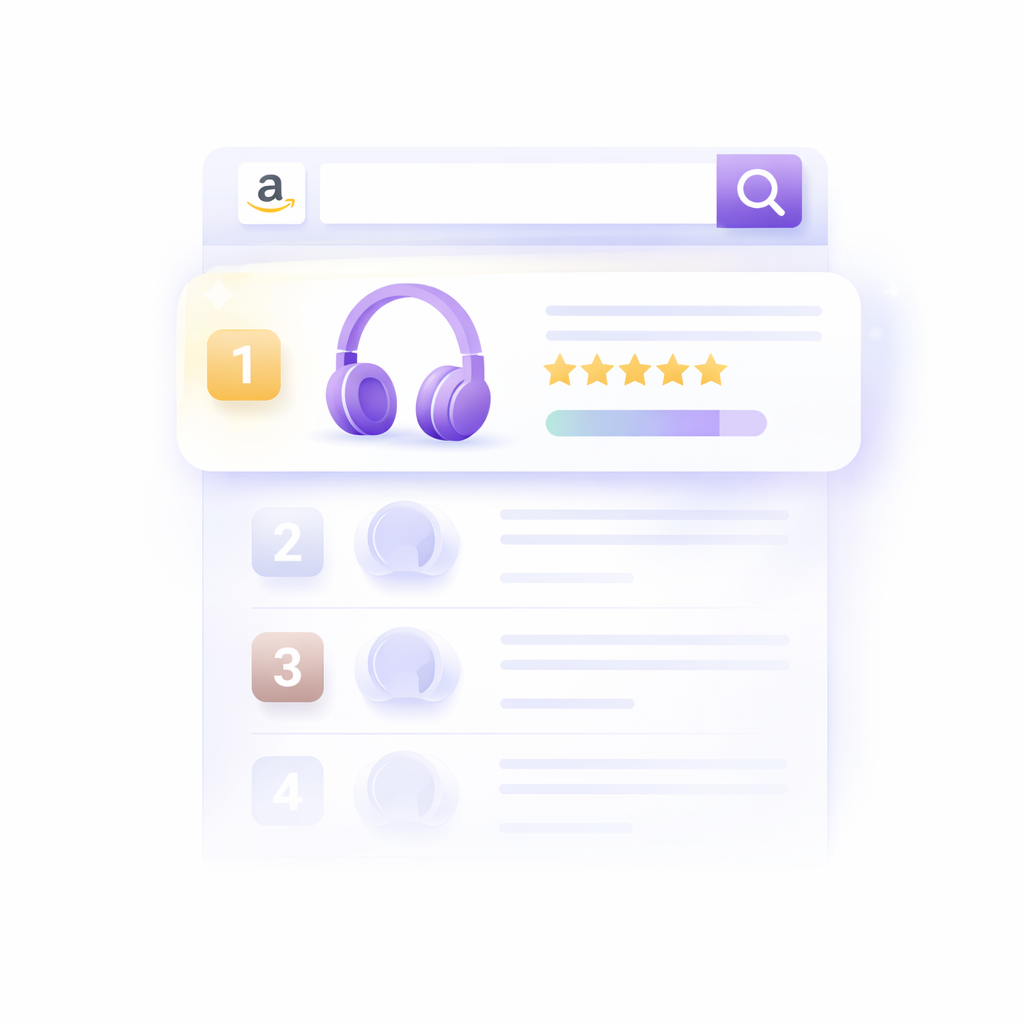 Higher Amazon rankings illustration